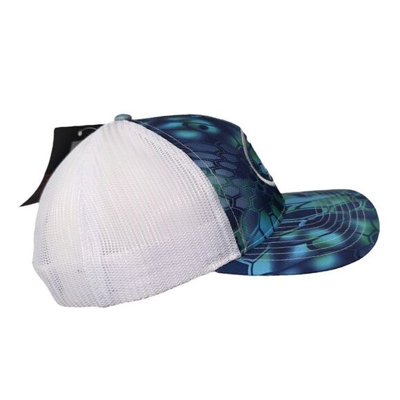 Kryptek Pontus Mesh Snapback Hat Blue / White / Multicolor OS - Picture 4 of 6